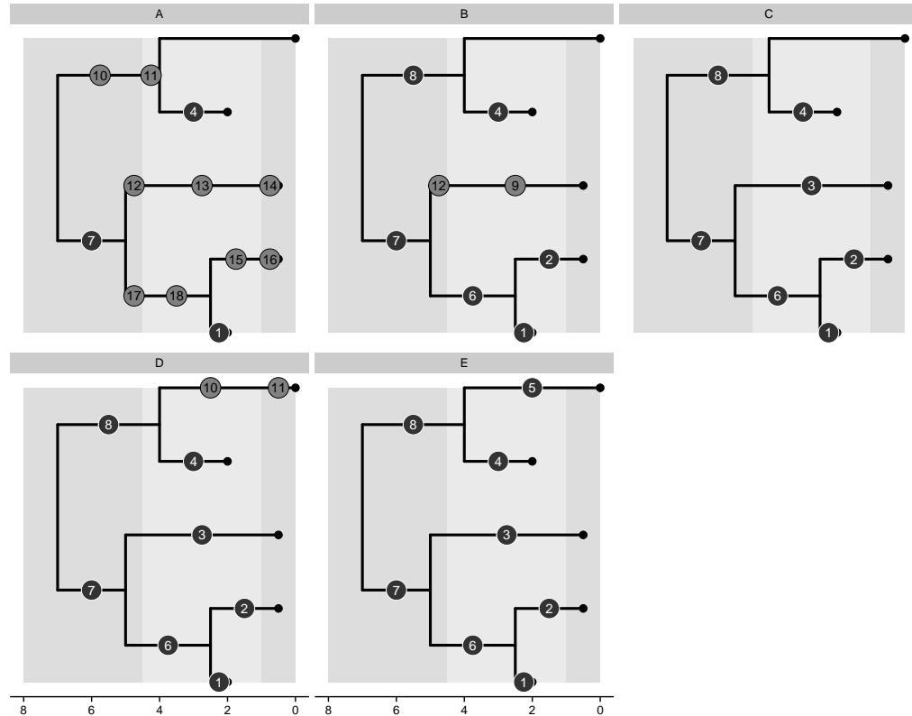 A figure from Inferring Heterogeneous Evolutionary Processes Through Time: from sequence substitution to phylogeography