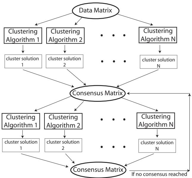 A figure from A Flexible Iterative Framework for Consensus Clustering