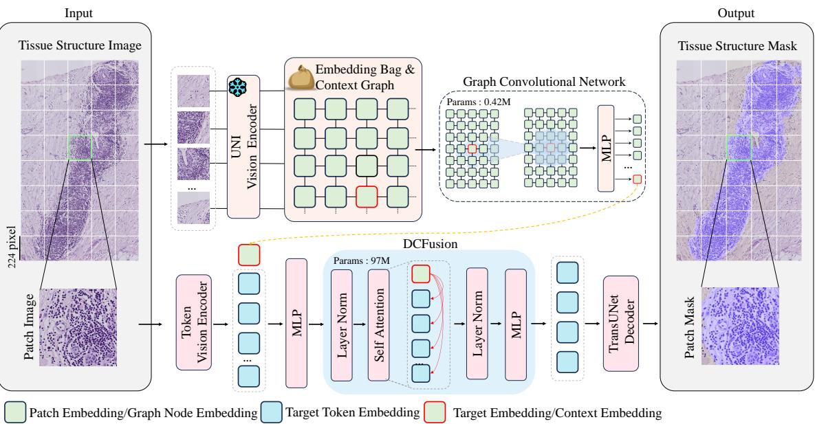 A figure from GCUNet: A GNN-Based Contextual Learning Network for Tertiary Lymphoid Structure Semantic Segmentation in Whole Slide Image