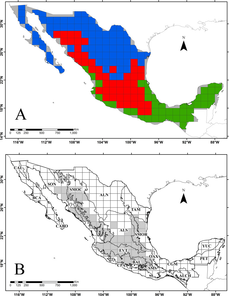 A figure from The breadth of the Mexican Transition Zone as defined by its flowering plant generic flora The Mexican Transition Zone