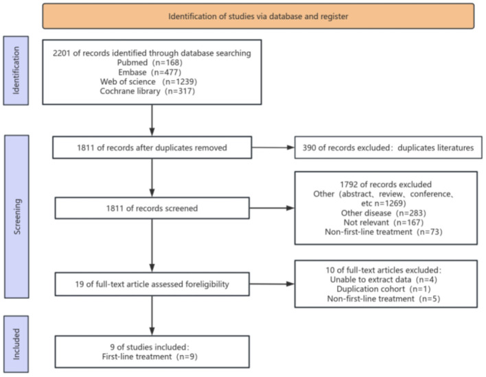 A figure from Efficacy and safety of PD-1/L1 inhibitors as first-line therapy for metastatic colorectal cancer: a meta-analysis