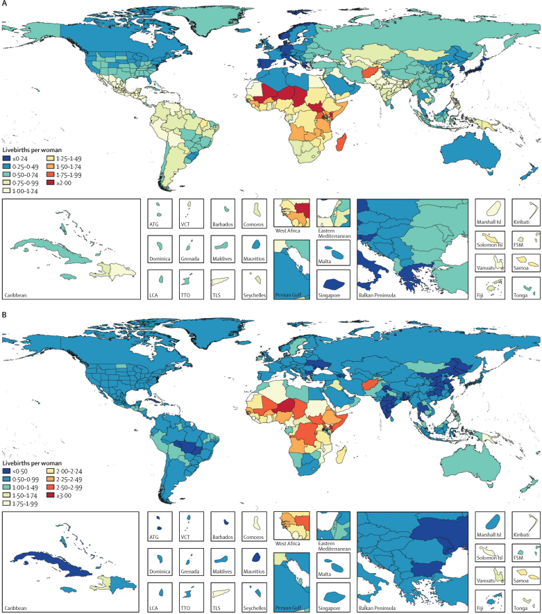 A figure from Population and fertility by age and sex for 195 countries and territories, 1950–2017: a systematic analysis for the Global Burden of Disease Study 2017