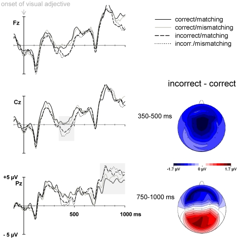 A figure from How Is Sentence Processing Affected by External Semantic and Syntactic Information? Evidence from Event-Related Potentials Sentence Comprehension