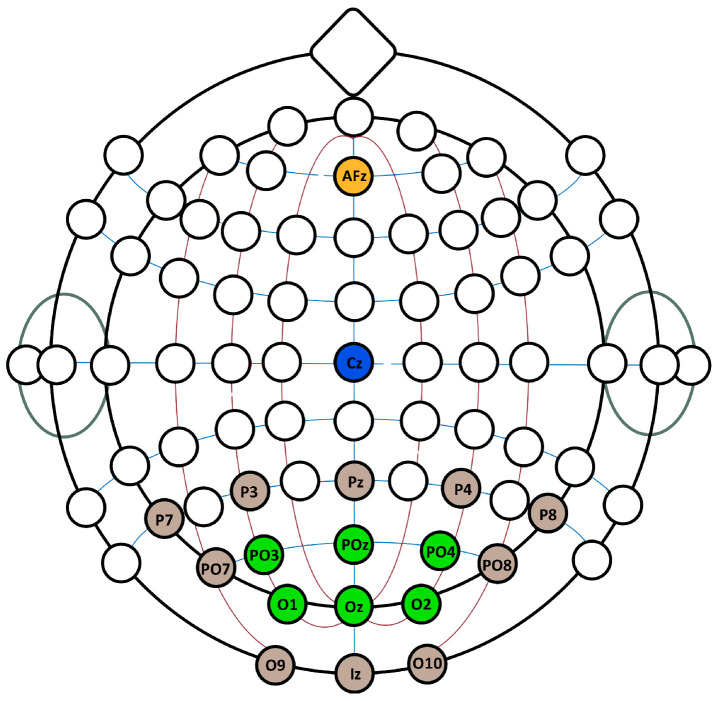 A figure from Streamlining cVEP Paradigms: Effects of a Minimized Electrode Montage on Brain–Computer Interface Performance