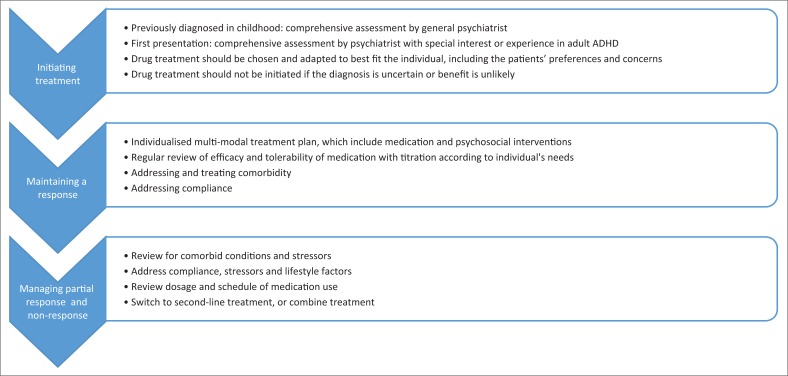 A figure from The South African Society of Psychiatrists/Psychiatry Management Group management guidelines for adult attention-deficit/hyperactivity disorder