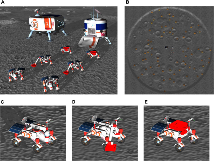A figure from Multi-robot cooperation for lunar <i> In-Situ </i> resource utilization Martinez Rocamora Jr. et al. 10.3389/frobt.2023.1149080