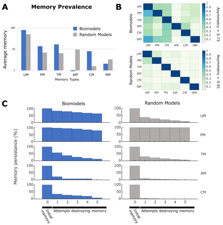 A figure from Learning in Transcriptional Network Models: Computational Discovery of Pathway-Level Memory and Effective Interventions