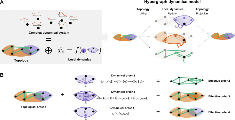 A figure from Learning the effective order of a hypergraph dynamical system Learning the effective order of a hypergraph dynamical system