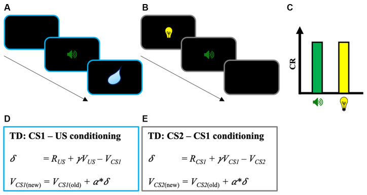 A figure from Higher-Order Conditioning With Simultaneous and Backward Conditioned Stimulus: Implications for Models of Pavlovian Conditioning