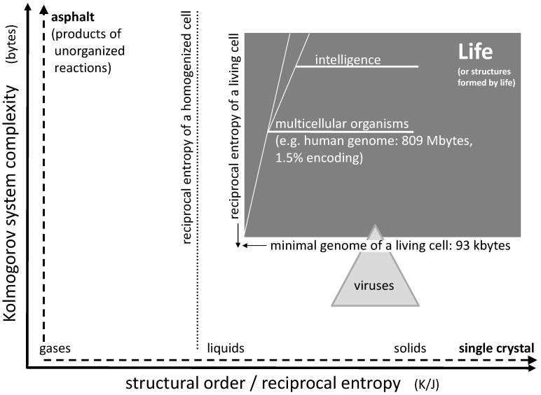 A figure from Life in The Context of Order and Complexity