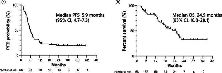 A figure from Significance of Platinum‐Based Chemotherapy With Programmed Death‐1 Blockade in Limited Disease Small Cell Lung Cancer: A Retrospective Study