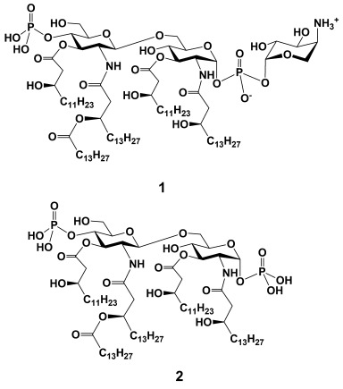 A figure from Chemical Synthesis of <i> Burkholderia </i> Lipid A Modified with Glycosyl Phosphodiester-Linked 4-Amino-4-deoxy-β- l -arabinose and Its Immunomodulatory Potential